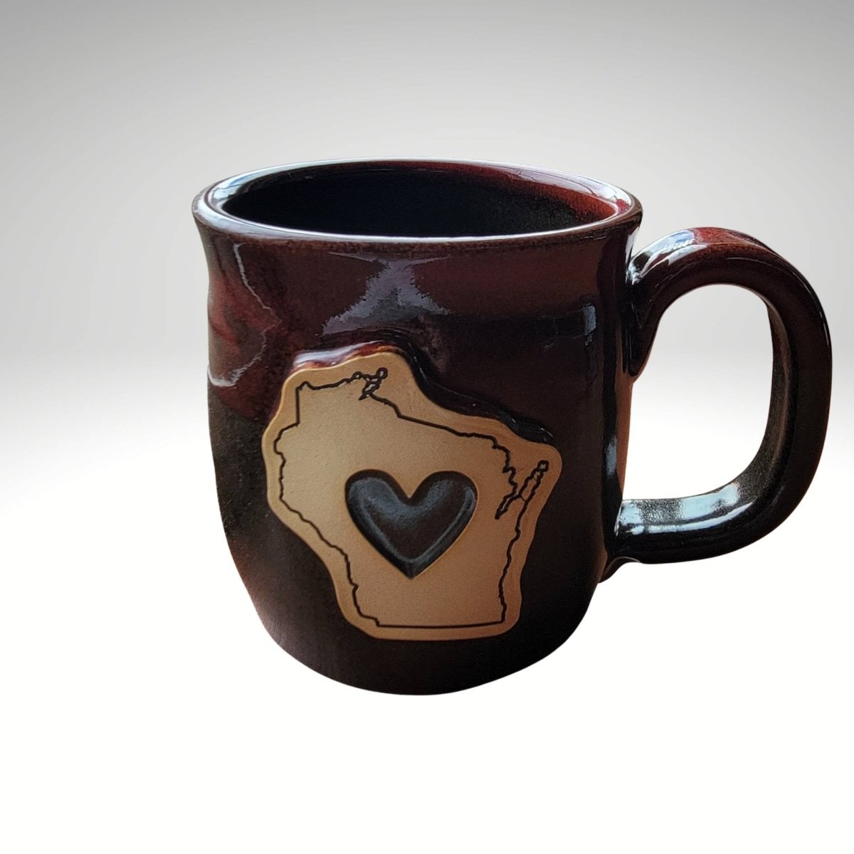 handmade in wisconsin coffee mug