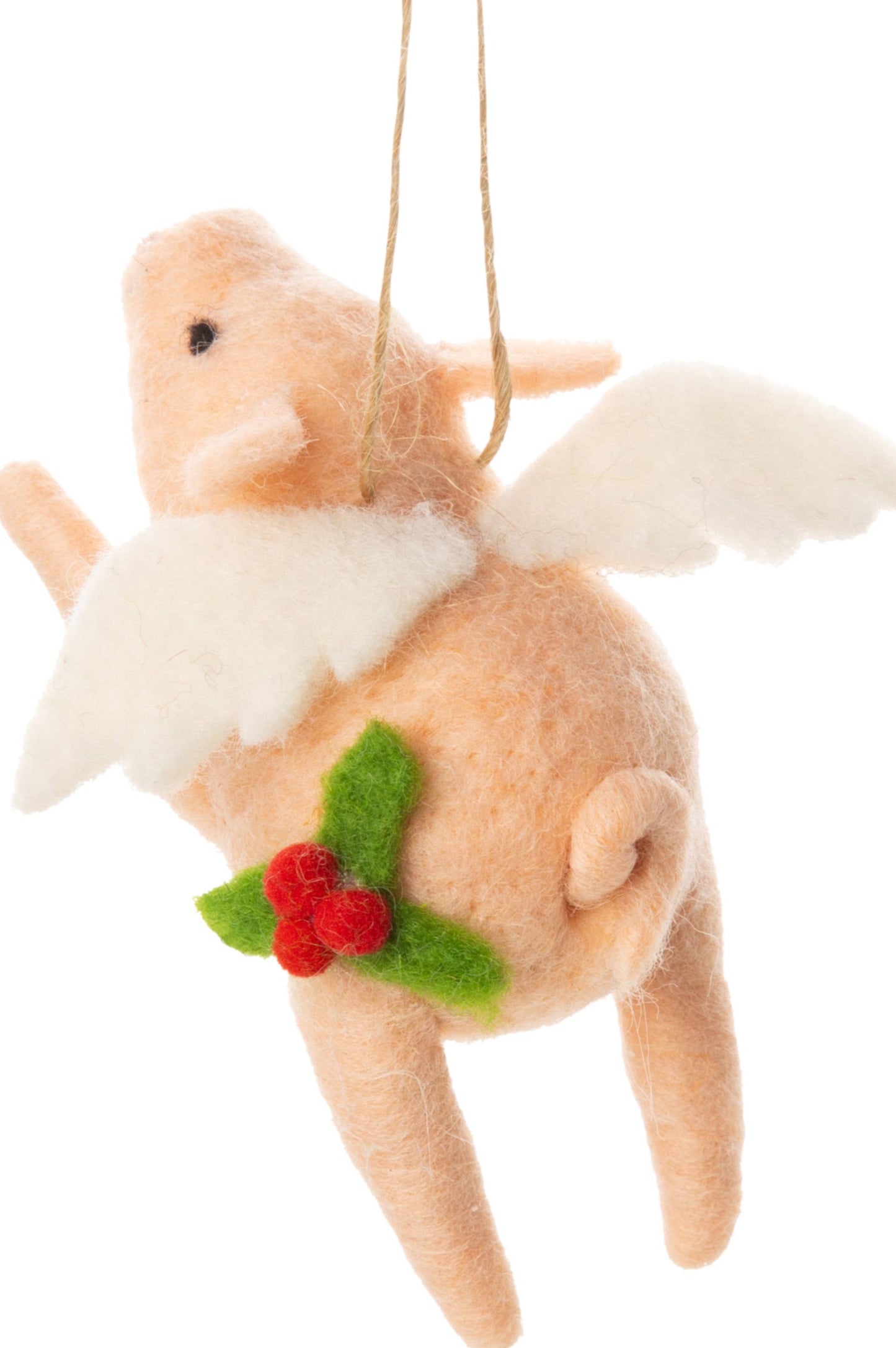 Felt - Flying Pig Ornament