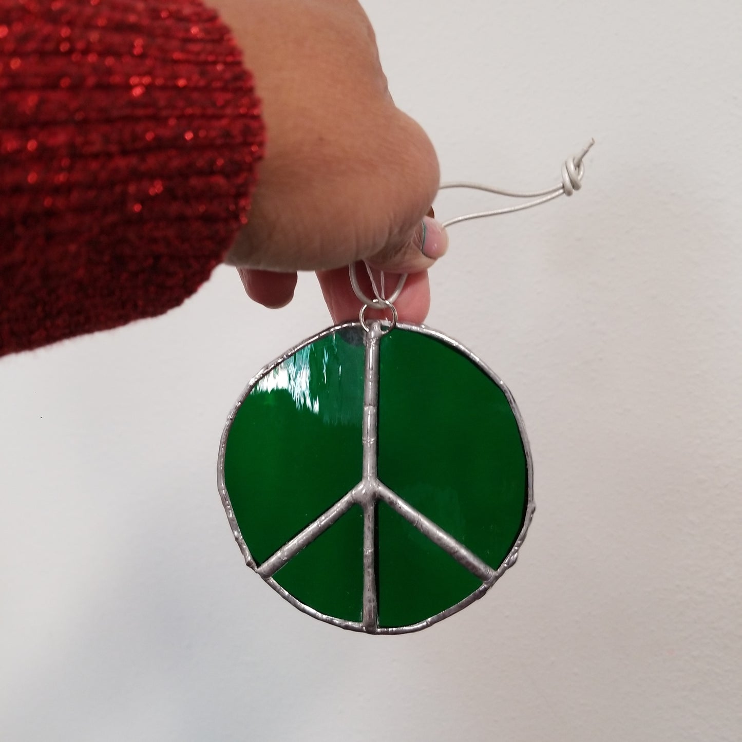 Stained Glass Art - Peace Sign