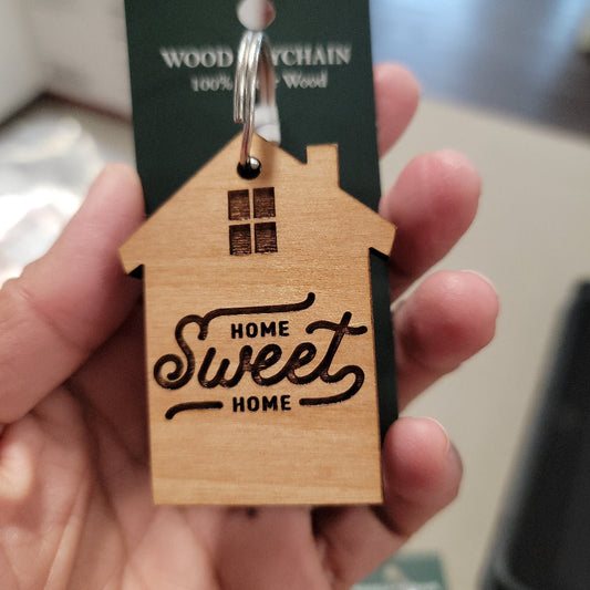 home sweet home key chain for realtors