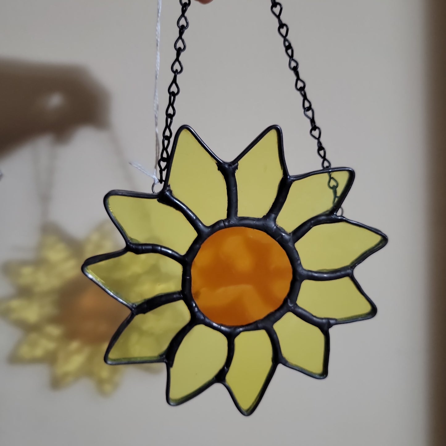 Sunflower Stained Glass Art