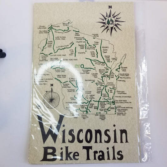Wisconsin Bike Trails Map