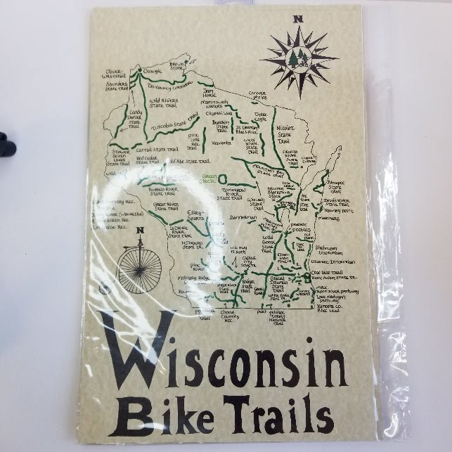 Wisconsin Bike outdoor map