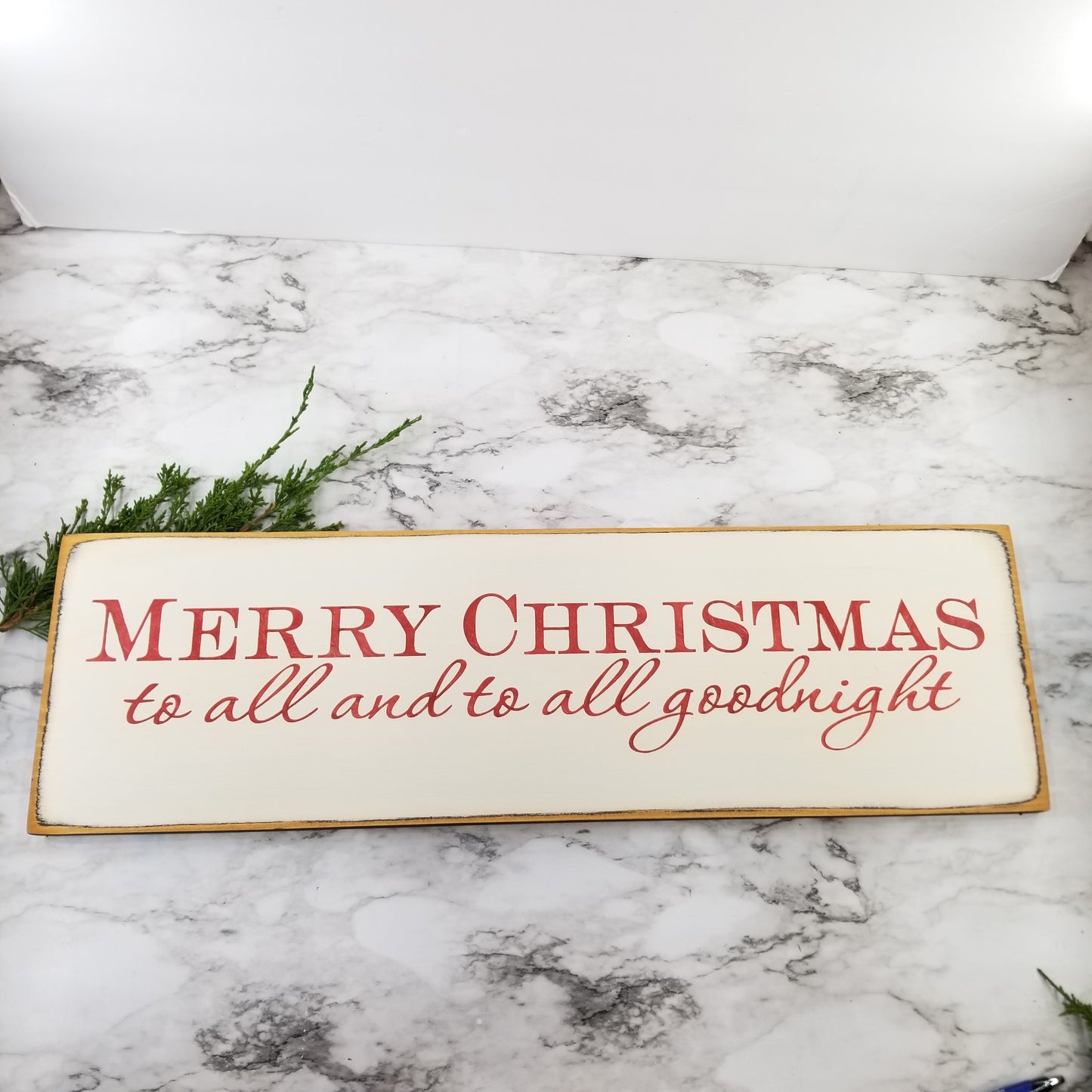 Merry Christmas To You All Wooden Sign
