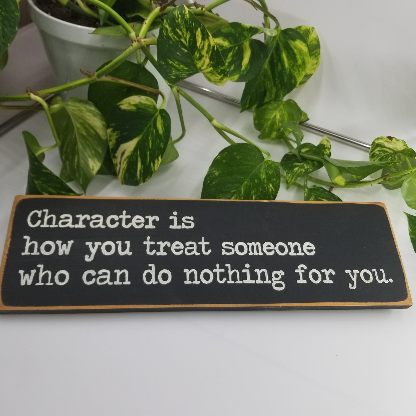 Wooden Sign - Character