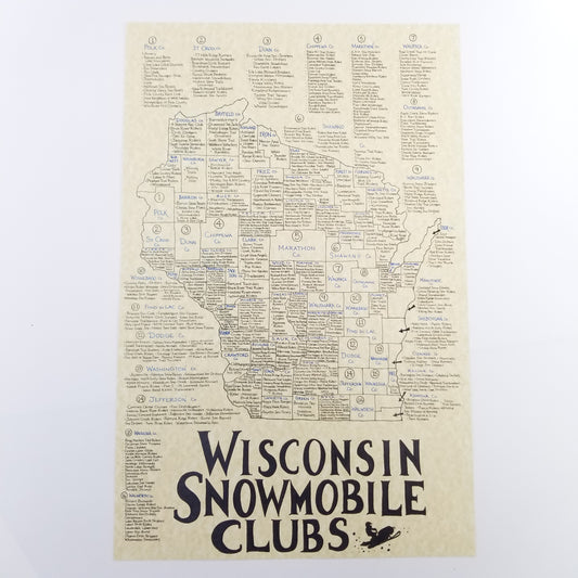Snowmobiles place in Wisconsin