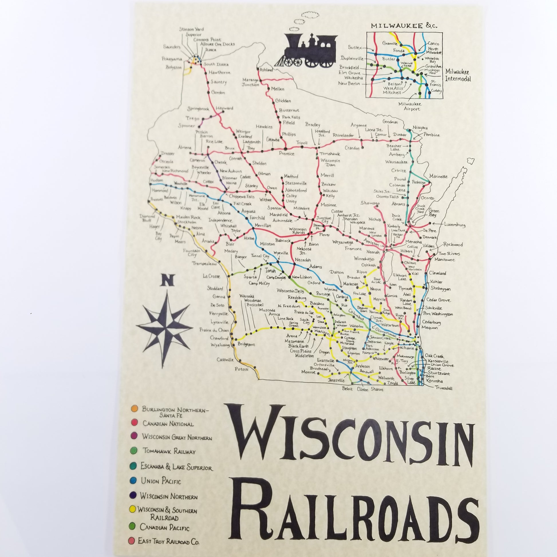 Railroads of Wisconsin collectors edition
