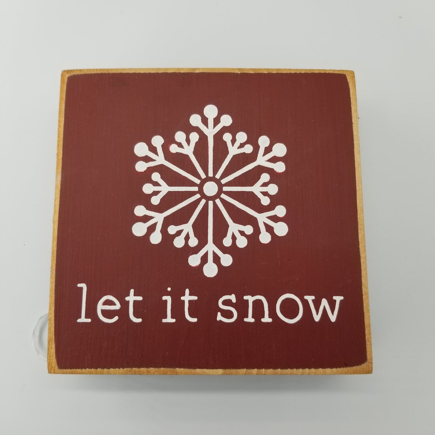 Let it Snow Mini Wooden Sign - Winter