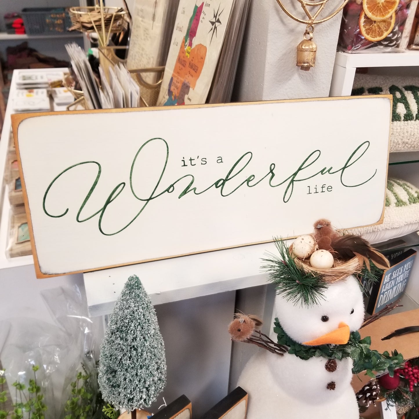 Its a wonderful life large sign