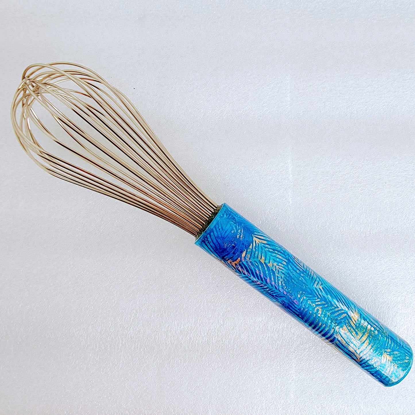 Kitchen Hand Whisk - Handmade Marble Clay Art