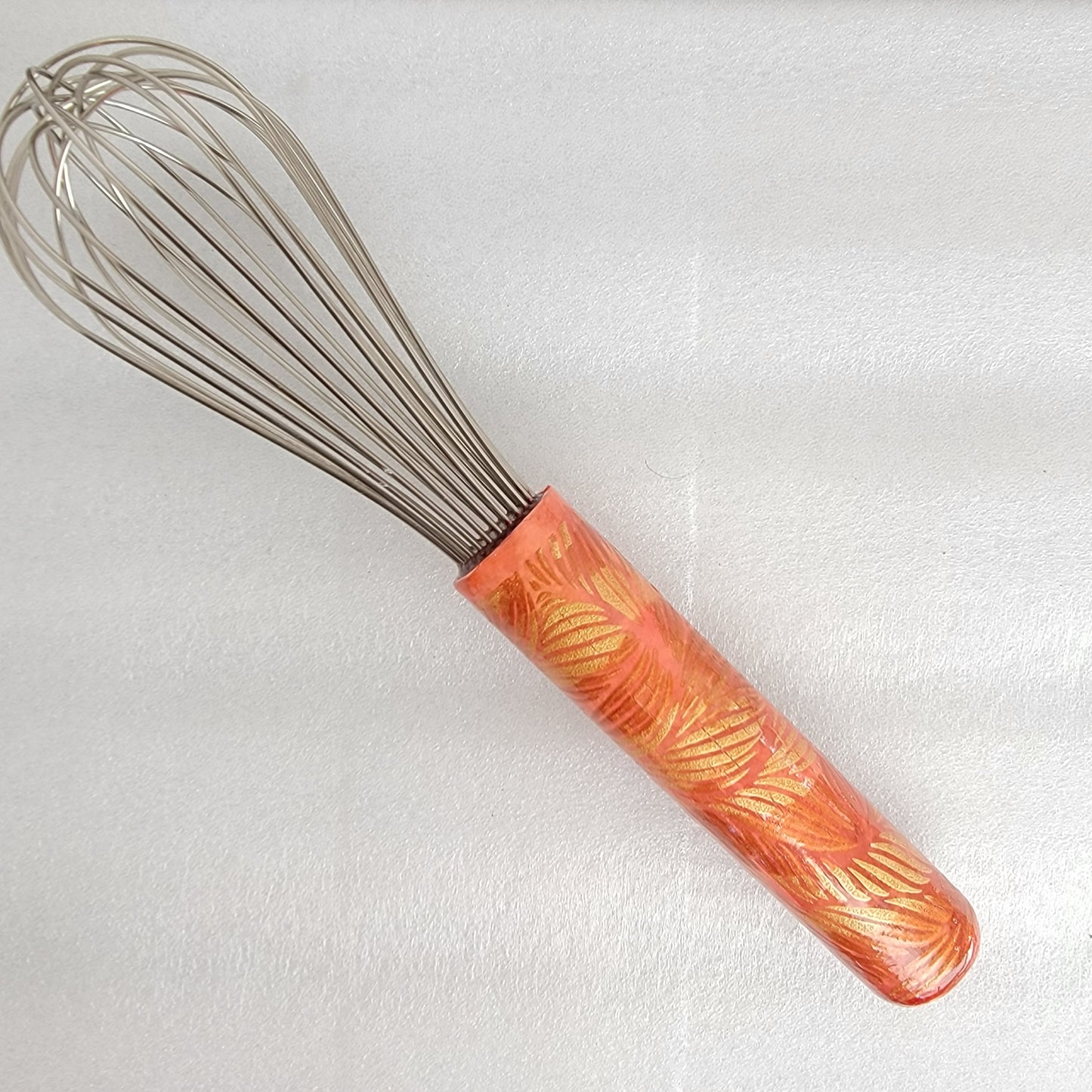 Kitchen Hand Whisk - Handmade Marble Clay Art
