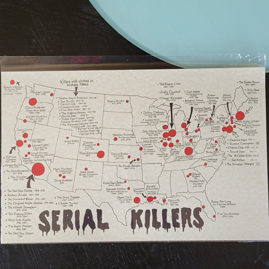 American Serial Killers Map