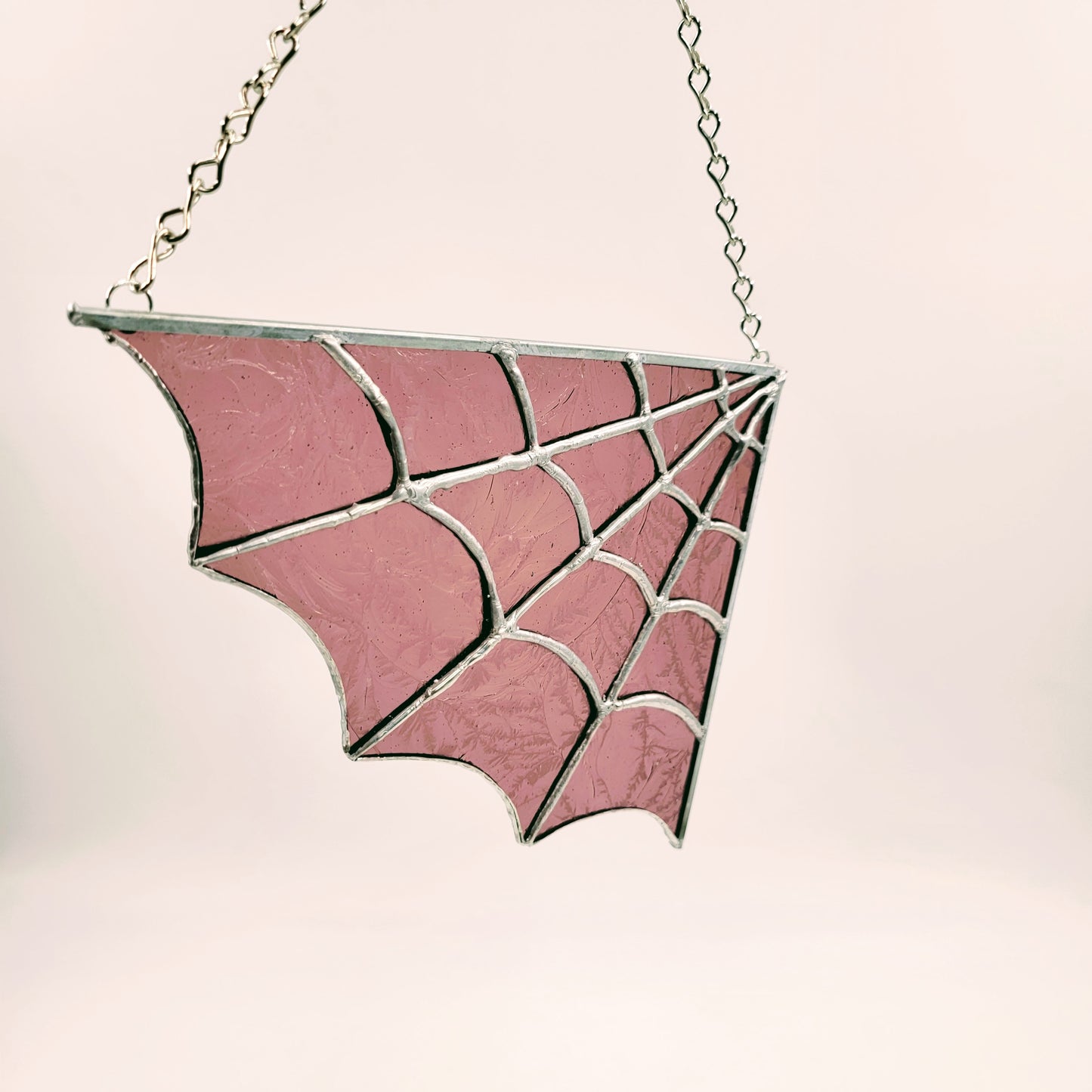 Spider wings stained glass for halloween