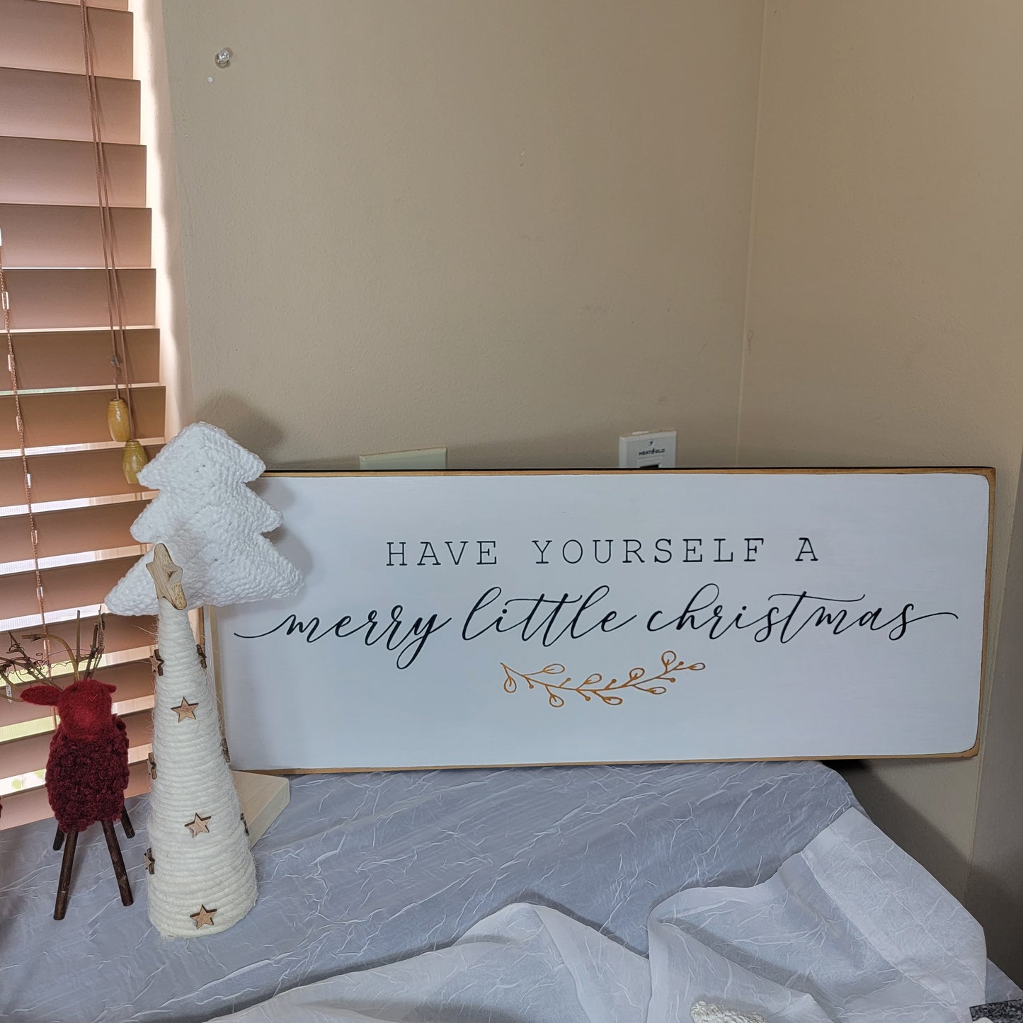 Have Yourself A Merry Little Christmas Wooden Sign