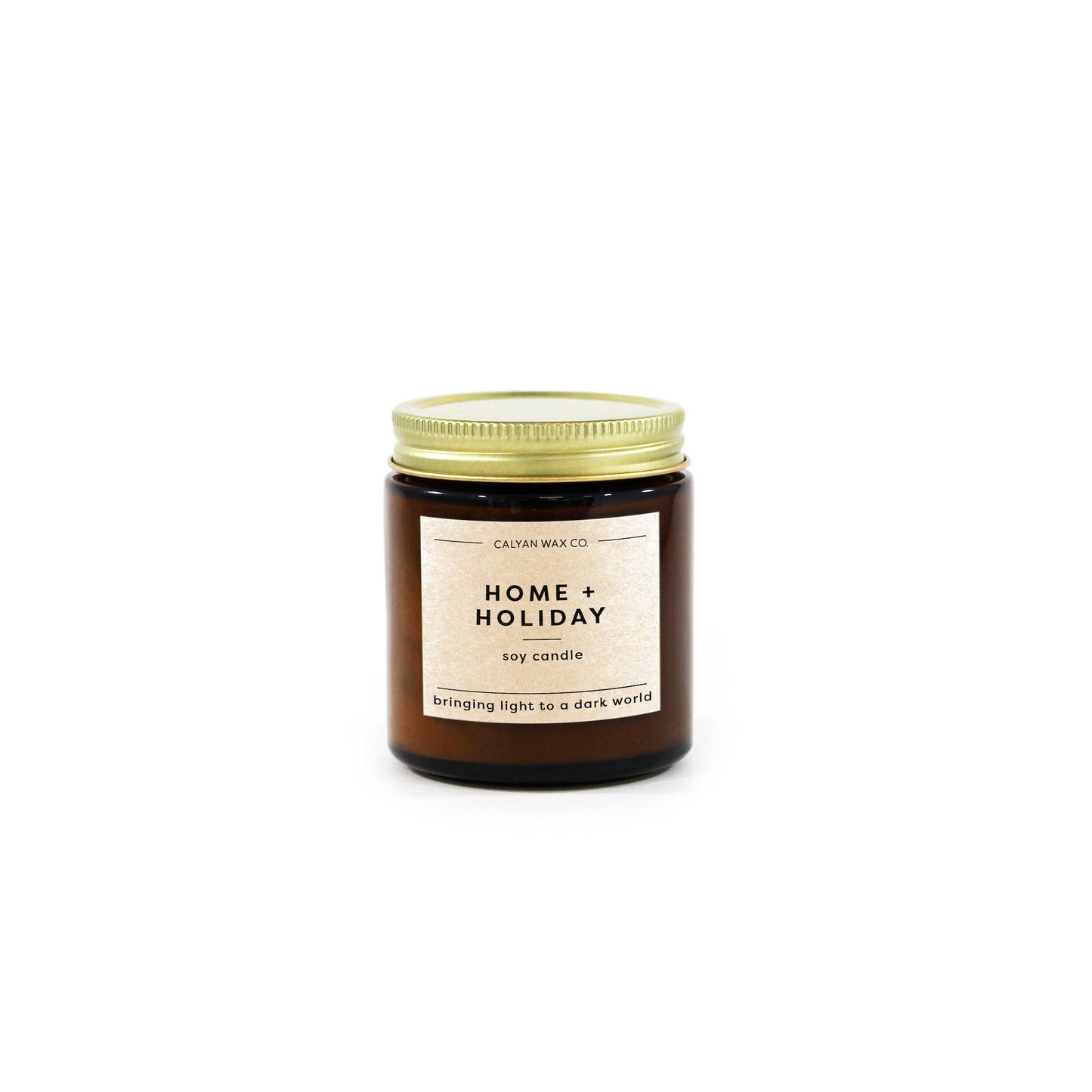 Home holiday scented candle