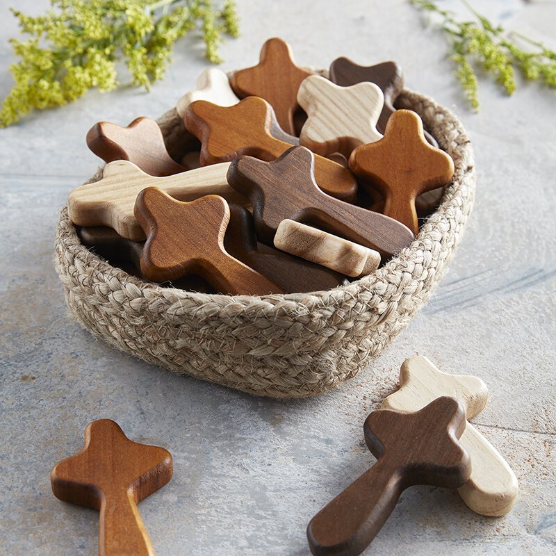 Wooden Comfort Cross - Hand Held Cross