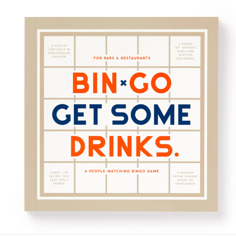Bin-Go Get Some Drinks Bingo Book