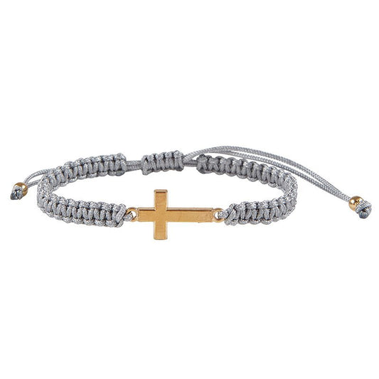 Adjustable Cross Bracelet