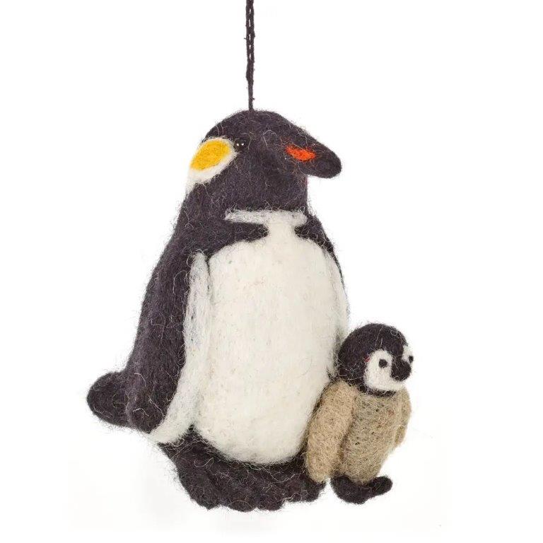 Felted Woodland Animal Ornaments - Wool