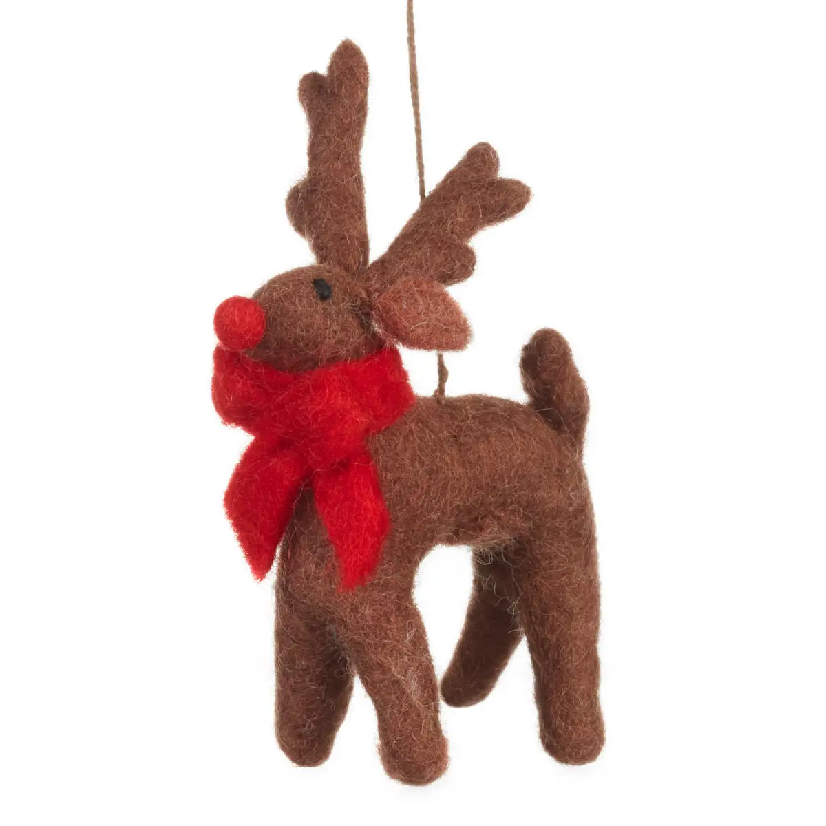 Felted Woodland Animal Ornaments - Wool