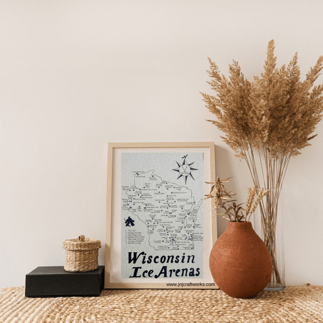 Wisconsin ice arena map