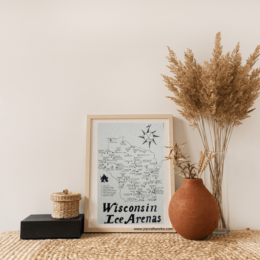 Wisconsin ice arena map