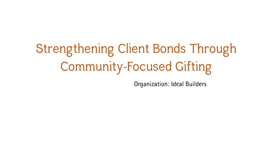 Organization: Ideal Builders corporate gifts from JNJ Gifts and More, Madison, Wisconsin