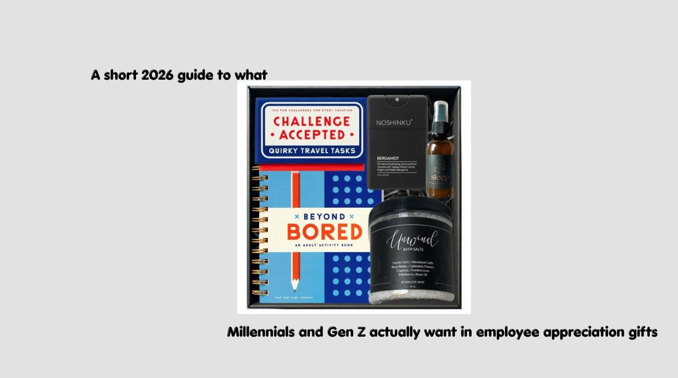 Millennials and Gen Z actually want in employee appreciation gifts 