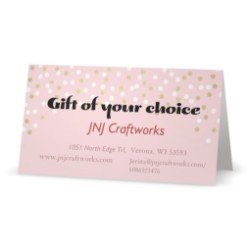 Gift card - JNJ Gifts and More