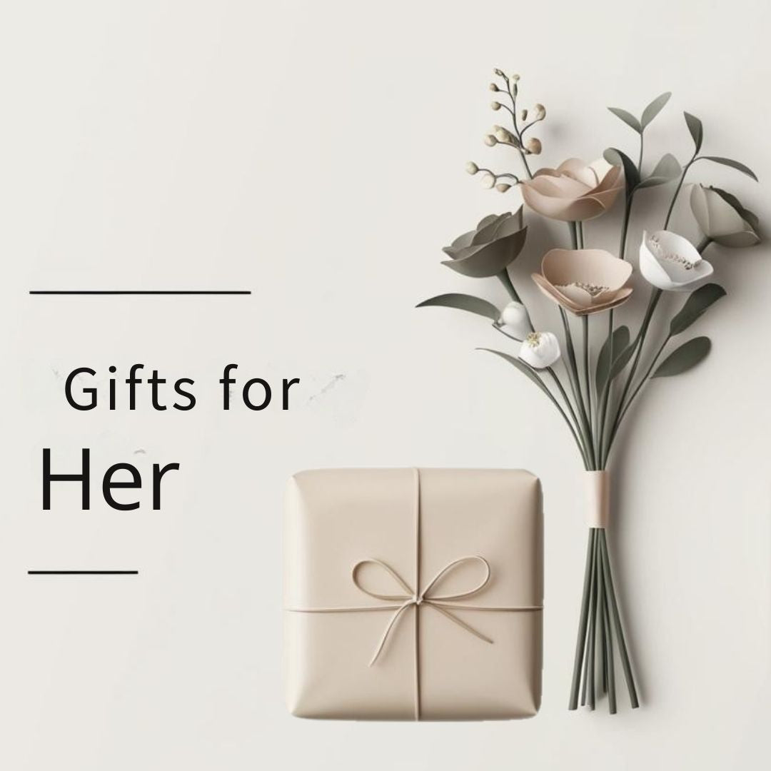 Artisan Mother’s Day gifts for her including stained glass, kitchen towel, sleep spray, and curated gift box