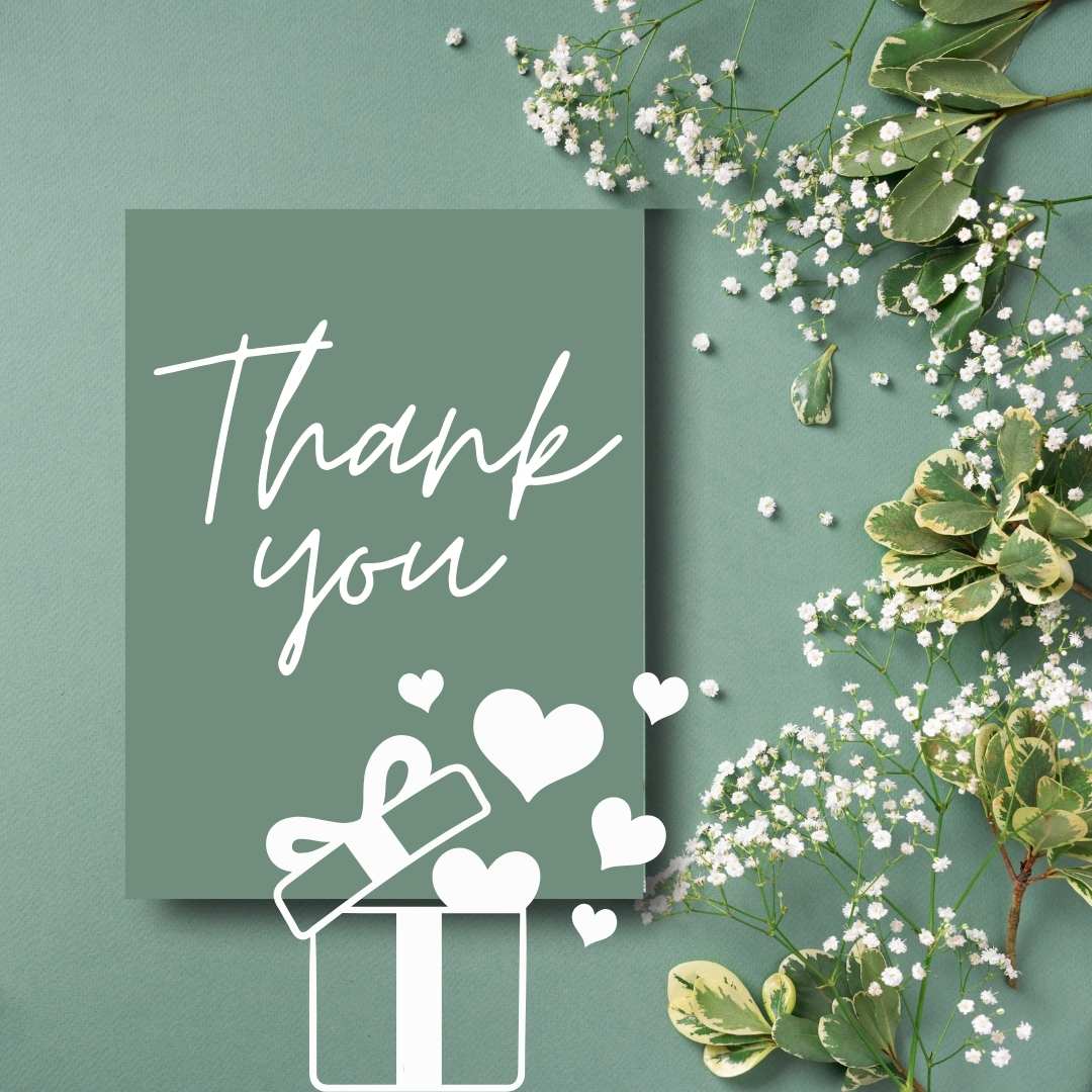 Thank you gift box