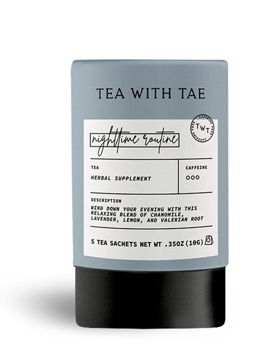 Nighttime Routine Sleep Tea — loose leaf gourmet tea, perfect for gourmet gift boxes and curated gift boxes