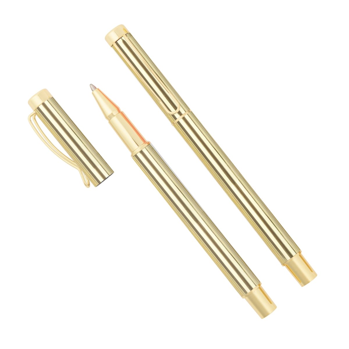 Gold Metal Pen Set - category:Home &amp; Decor - 