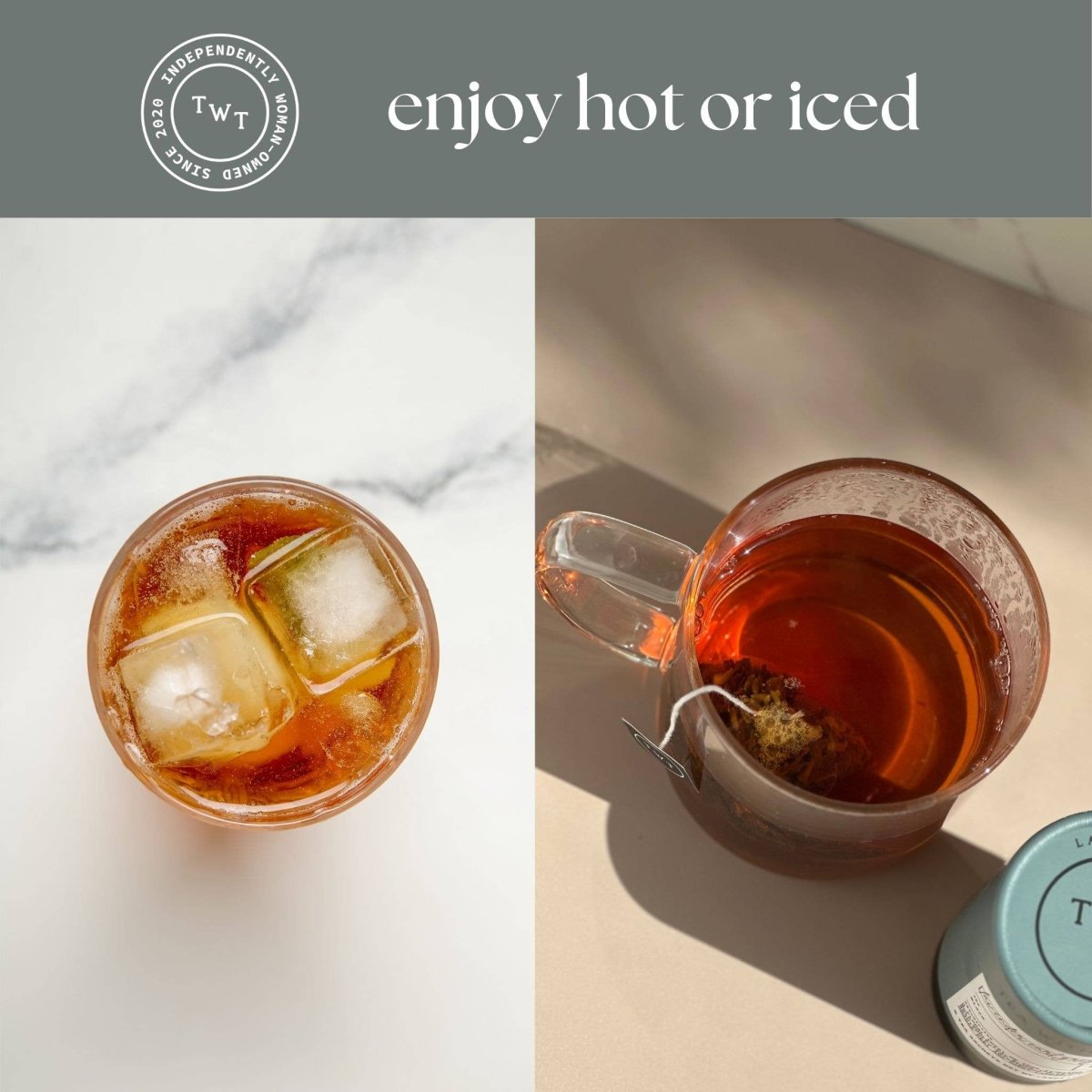Lavender Earl Grey Black Tea — loose leaf gourmet tea, perfect for gifts for her and curated gift boxes (product close-up)