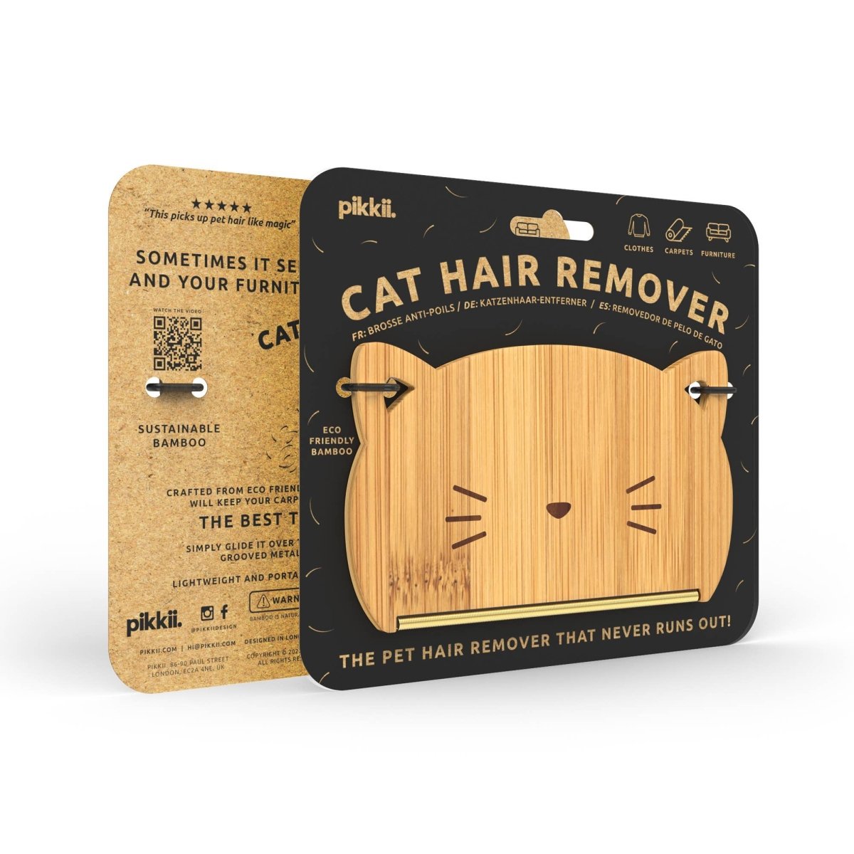 Cat Hair Remover – Reusable Bamboo Tool