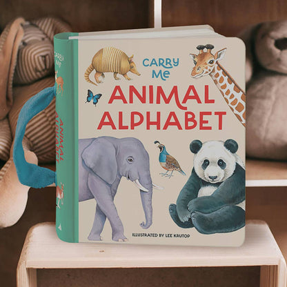 Carry Me: Animal Alphabet, perfect for gifts for kids and curated gift boxes (shown with packaging)