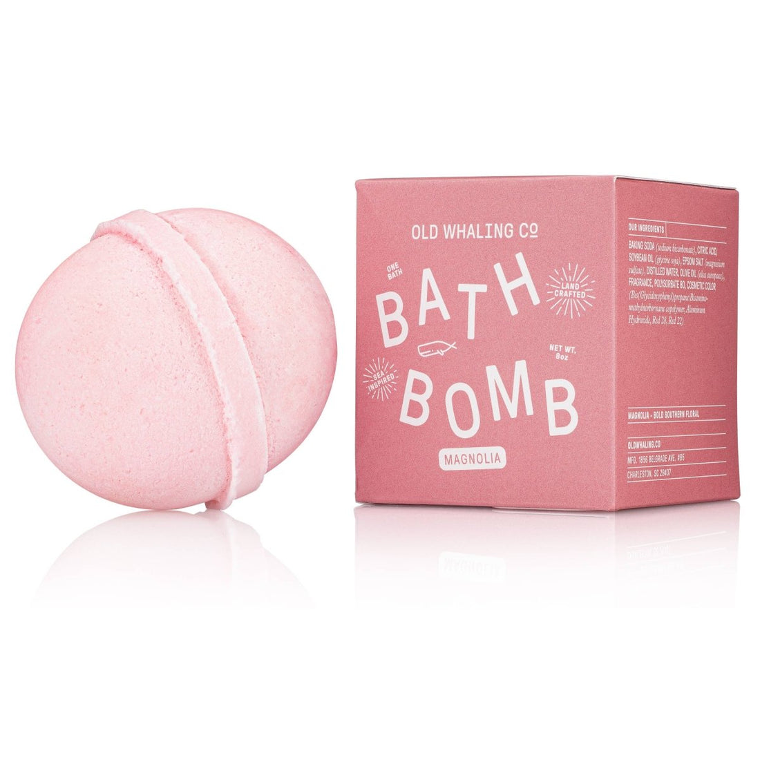 Magnolia Bath Bomb, perfect for gifts for her and curated gift boxes