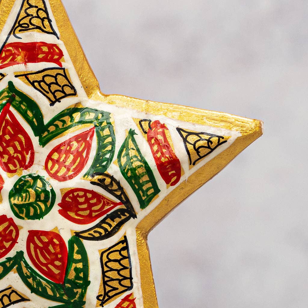 Ornament 3D Hanging Star - Gold