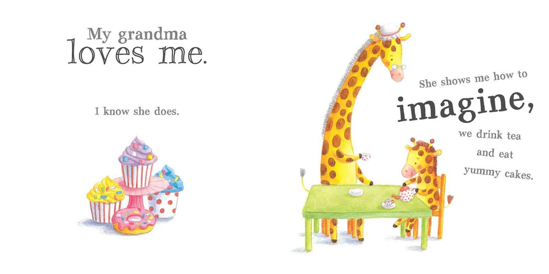 My Grandma Loves Me, perfect for gifts for kids and curated gift boxes (front view)