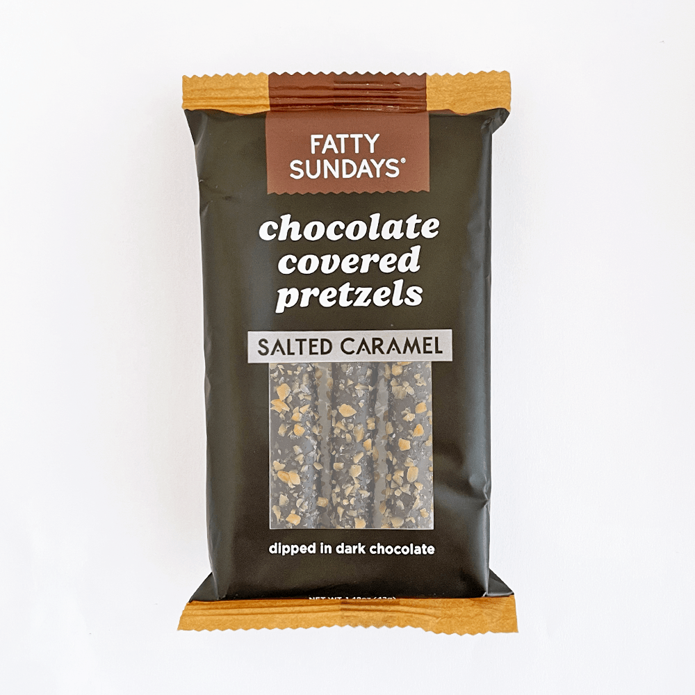 Salted Caramel Chocolate Covered Pretzels - Food &amp; Drink -gift