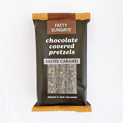 Salted Caramel Chocolate Covered Pretzels - Food &amp; Drink -gift