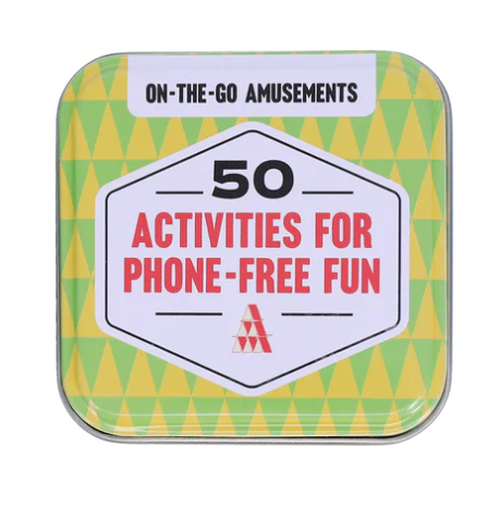 50 Activities for Phone-Free Fun Game Tin