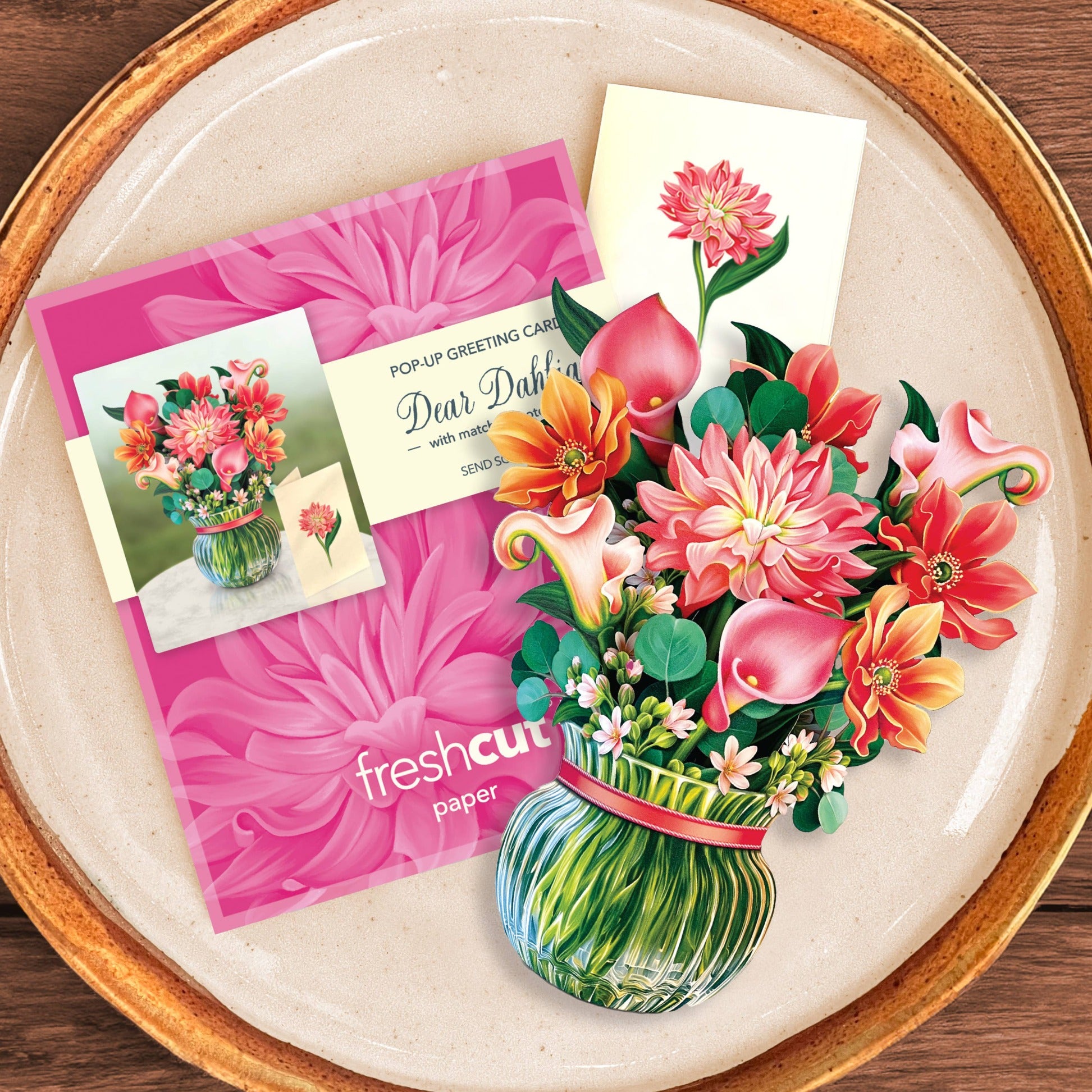 Mini Dear Dahlia Pop-up Greeting Card