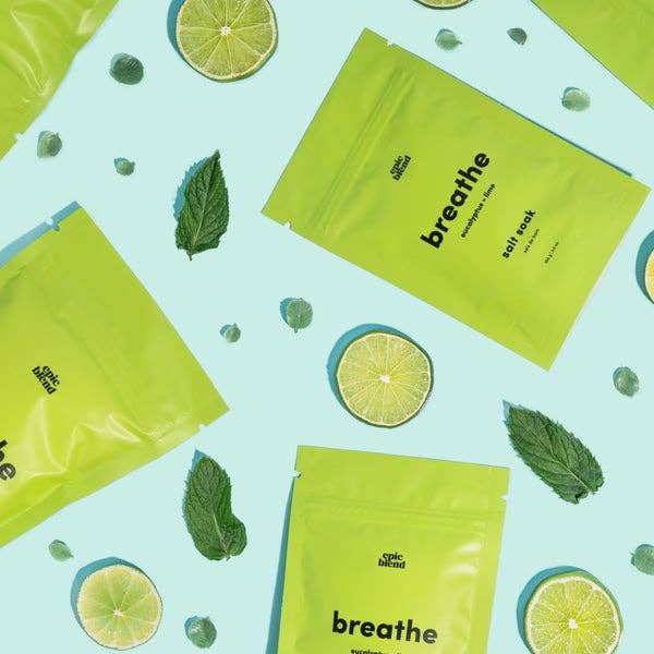 Breathe Bath Salt Soak – Relax &amp; Refresh, perfect for gifts for her and curated gift boxes