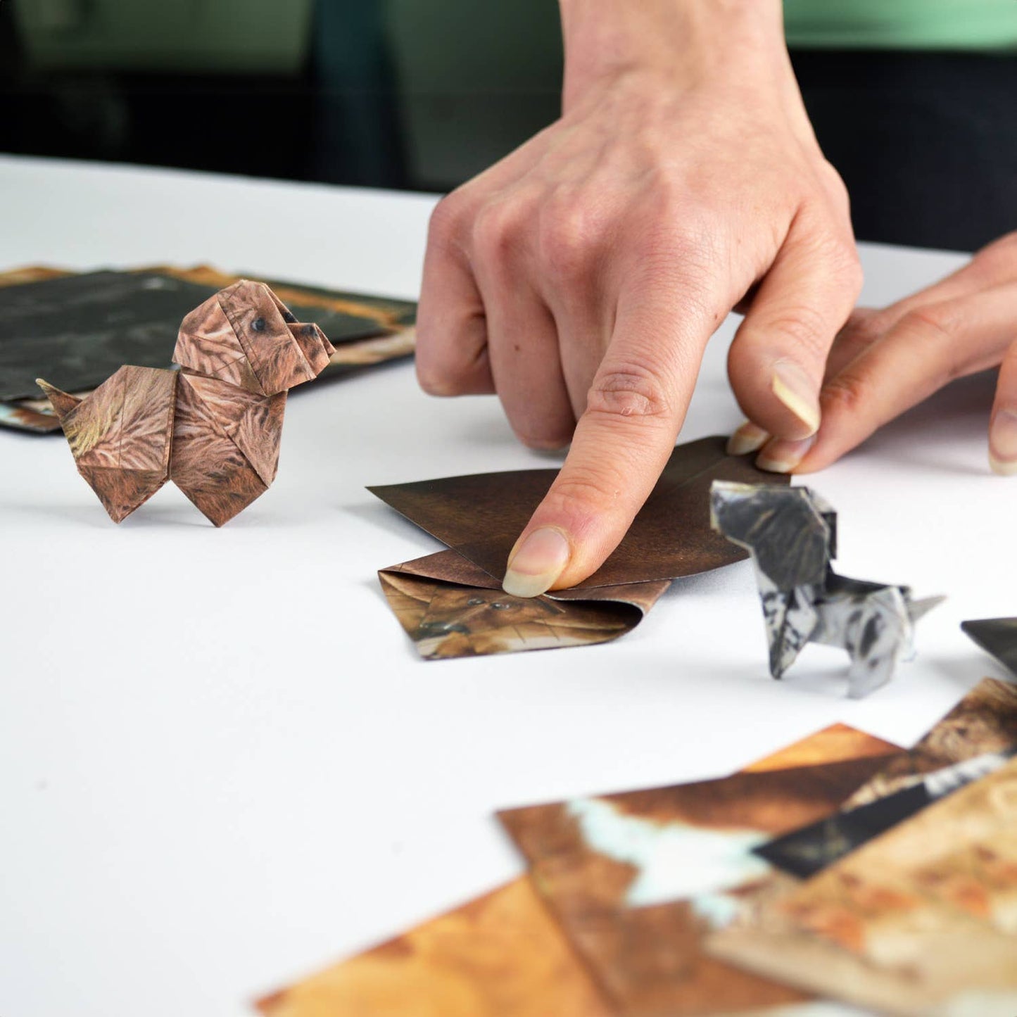 Fold 50 adorable dogs with this eco-friendly origami kit. 
