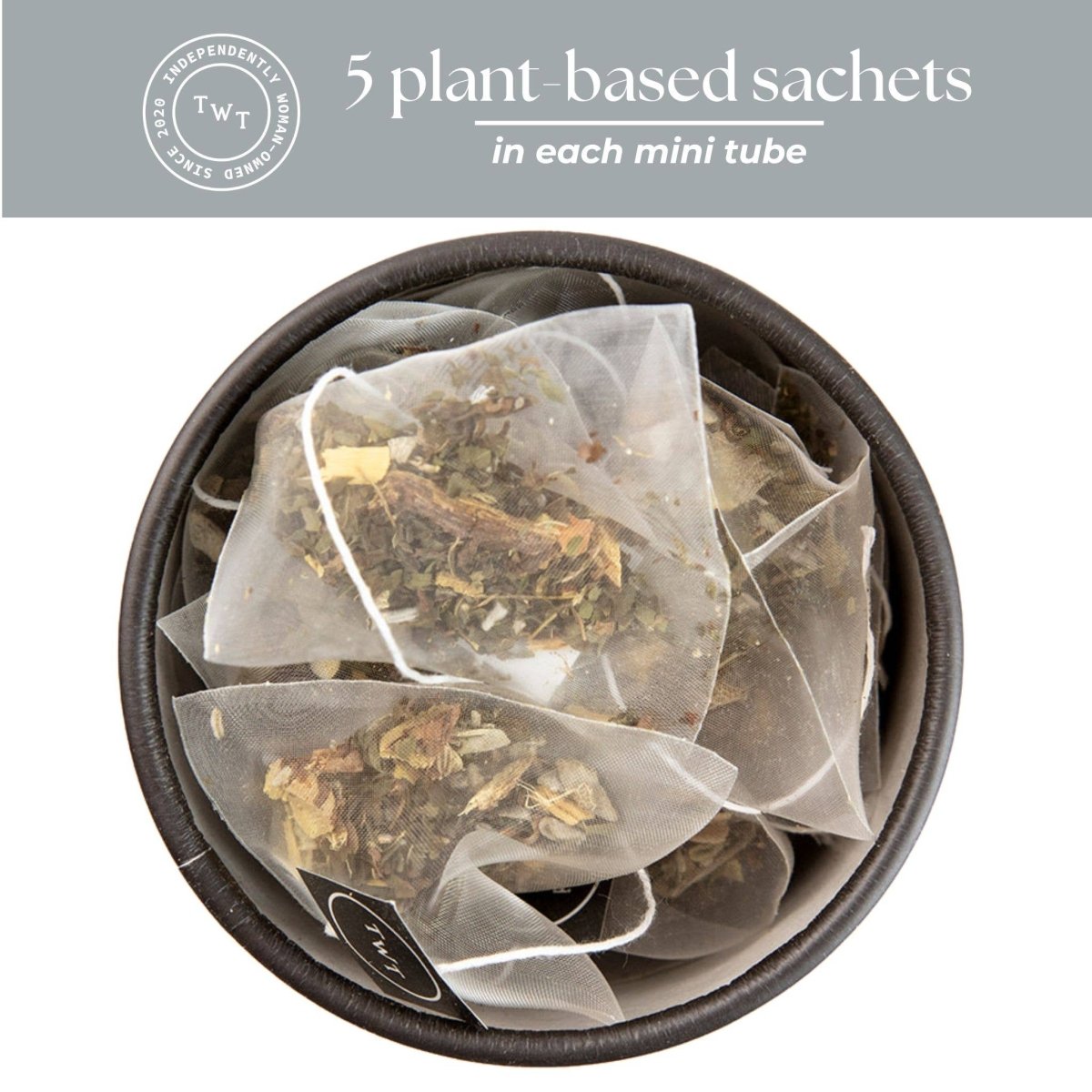 Calming Tea Herbal Rest Tea — loose leaf gourmet tea, perfect for gourmet gift boxes (styled in a curated gift box)