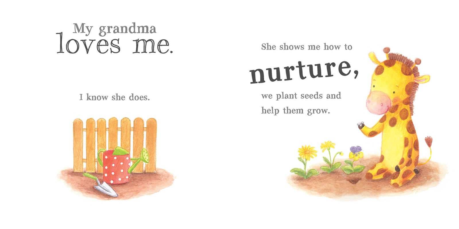 My Grandma Loves Me, perfect for gifts for kids and curated gift boxes (detail shot)