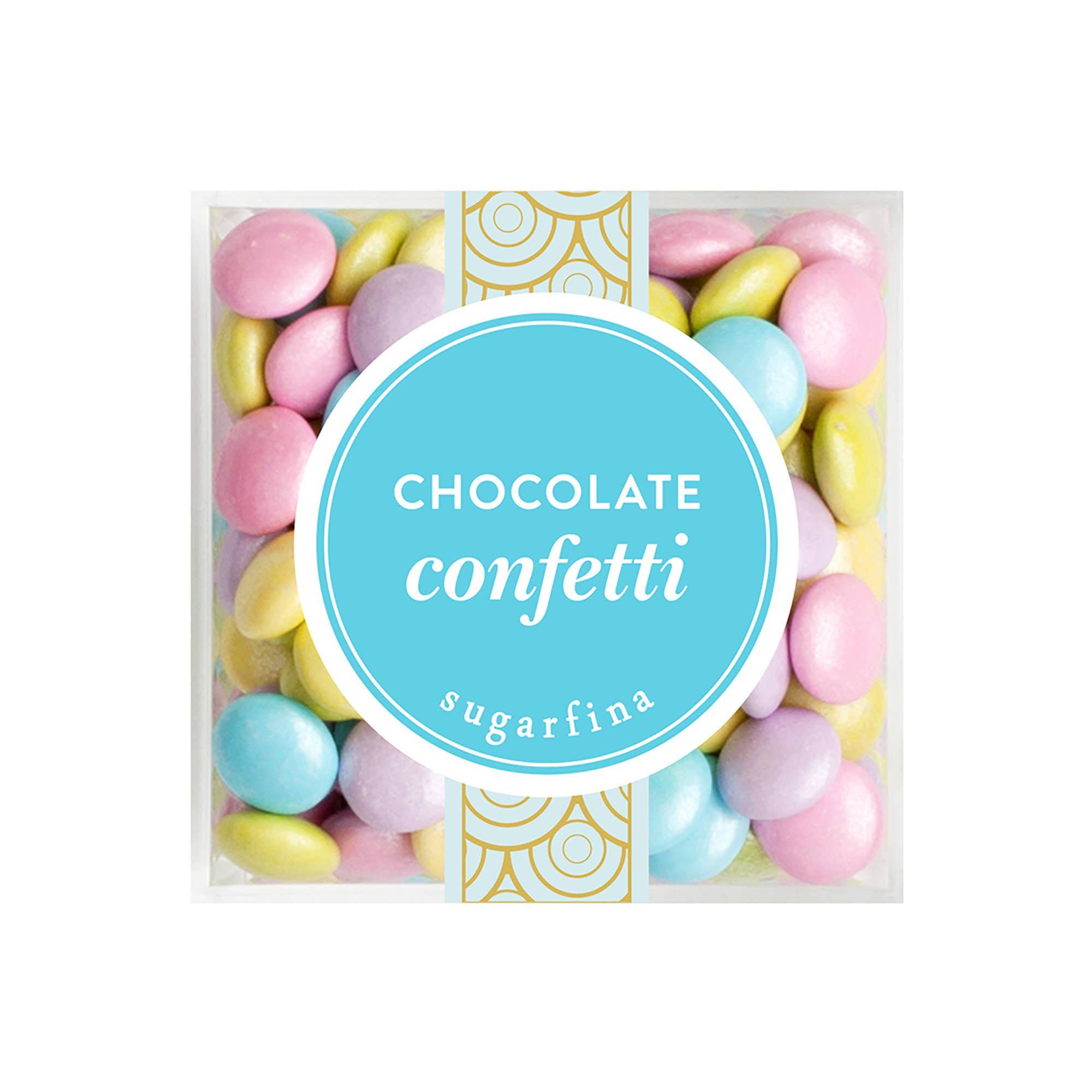 Sugarfina Chocolate Confetti, perfect for gourmet gift boxes and curated gift boxes (front view)