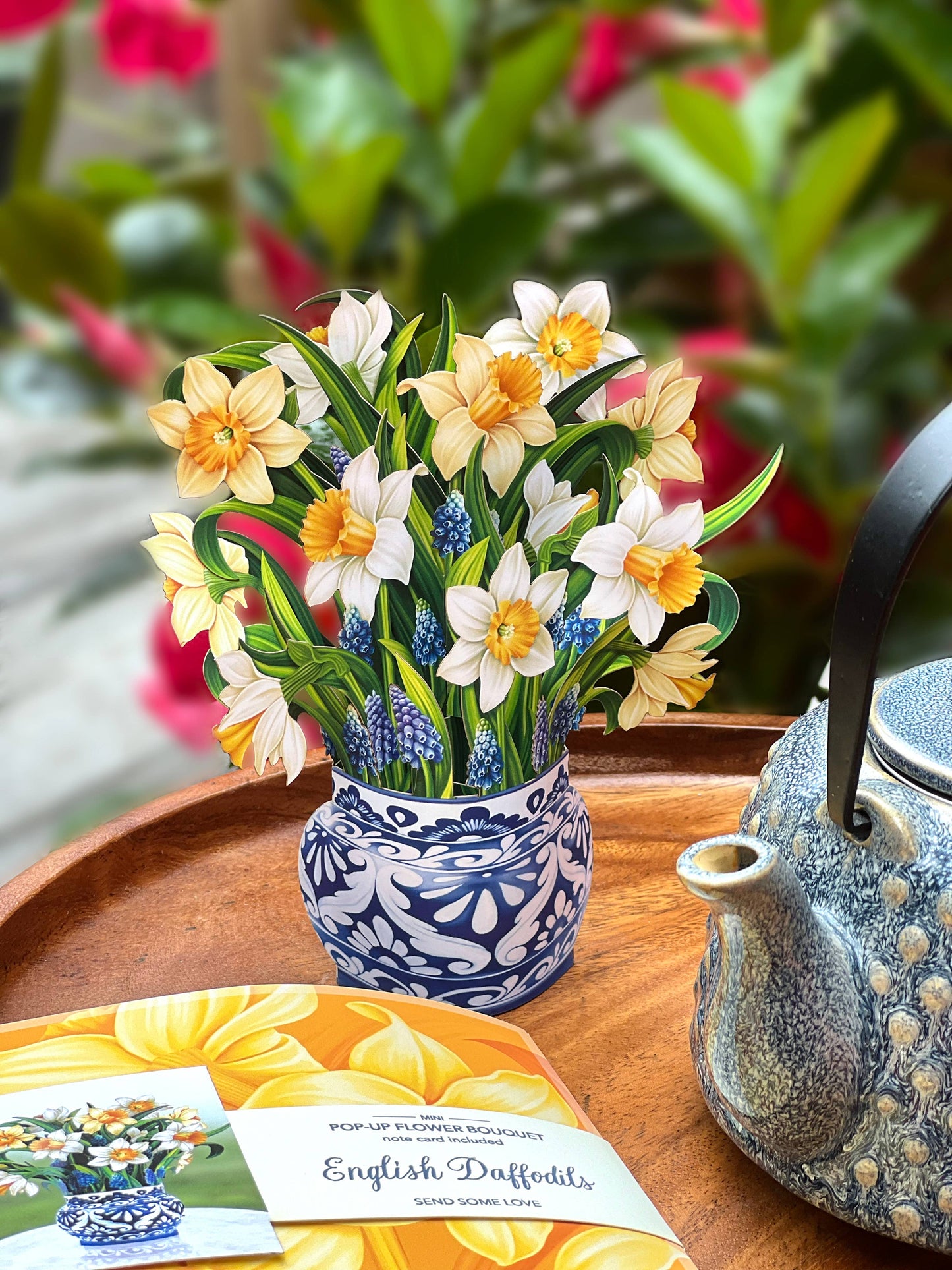 Mini English Daffodil Mini Pop-up Greeting Card