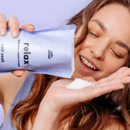 Relax Bath Salt Soak – Unwind &amp; Rejuvenate with Soothing Salts, perfect for gifts for her (lifestyle photo)